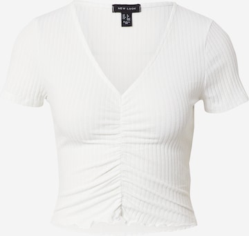 NEW LOOK - Camisa 'RACHEL' em branco: frente