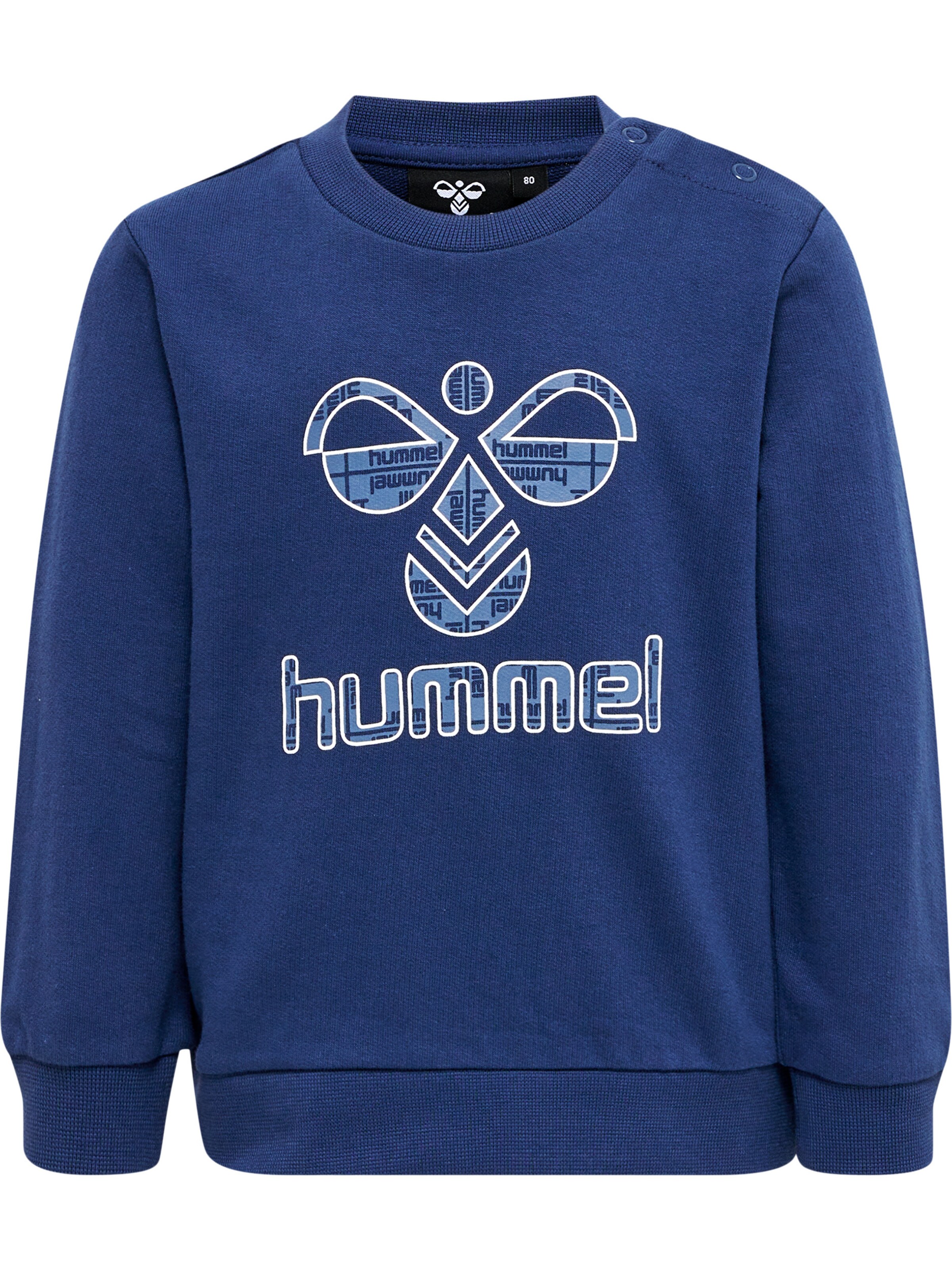 Hummel Sweatshirt 'Lime' i blå: forside