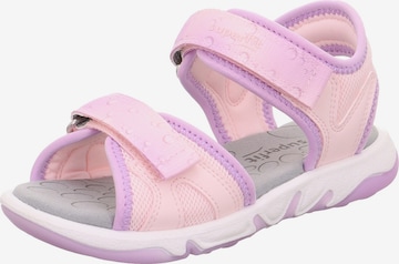 SUPERFIT Sandal 'Pebbles' in Pink: front