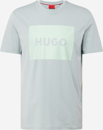 HUGO T-shirt 'Dulive' i grå: framsida