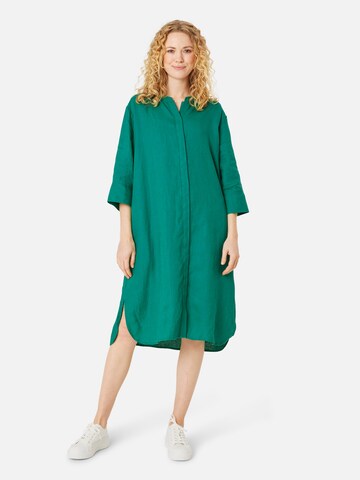 Masai Shirt Dress 'Nimes' in Green: front