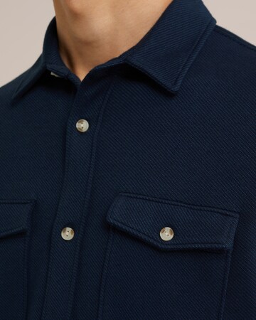 WE Fashion Regular fit Button Up Shirt in Blue