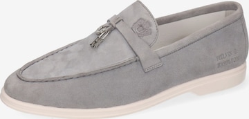 MELVIN & HAMILTON Classic Flats 'Adley 3' in Blue: front