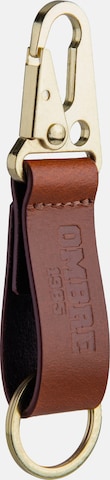 Ombre Key ring in Brown: front
