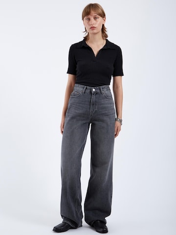 Dr. Denim Loosefit Jeans 'Donna High Relaxed'‌‌‌‌‌‌‌‌ in Grau: Vorderseite