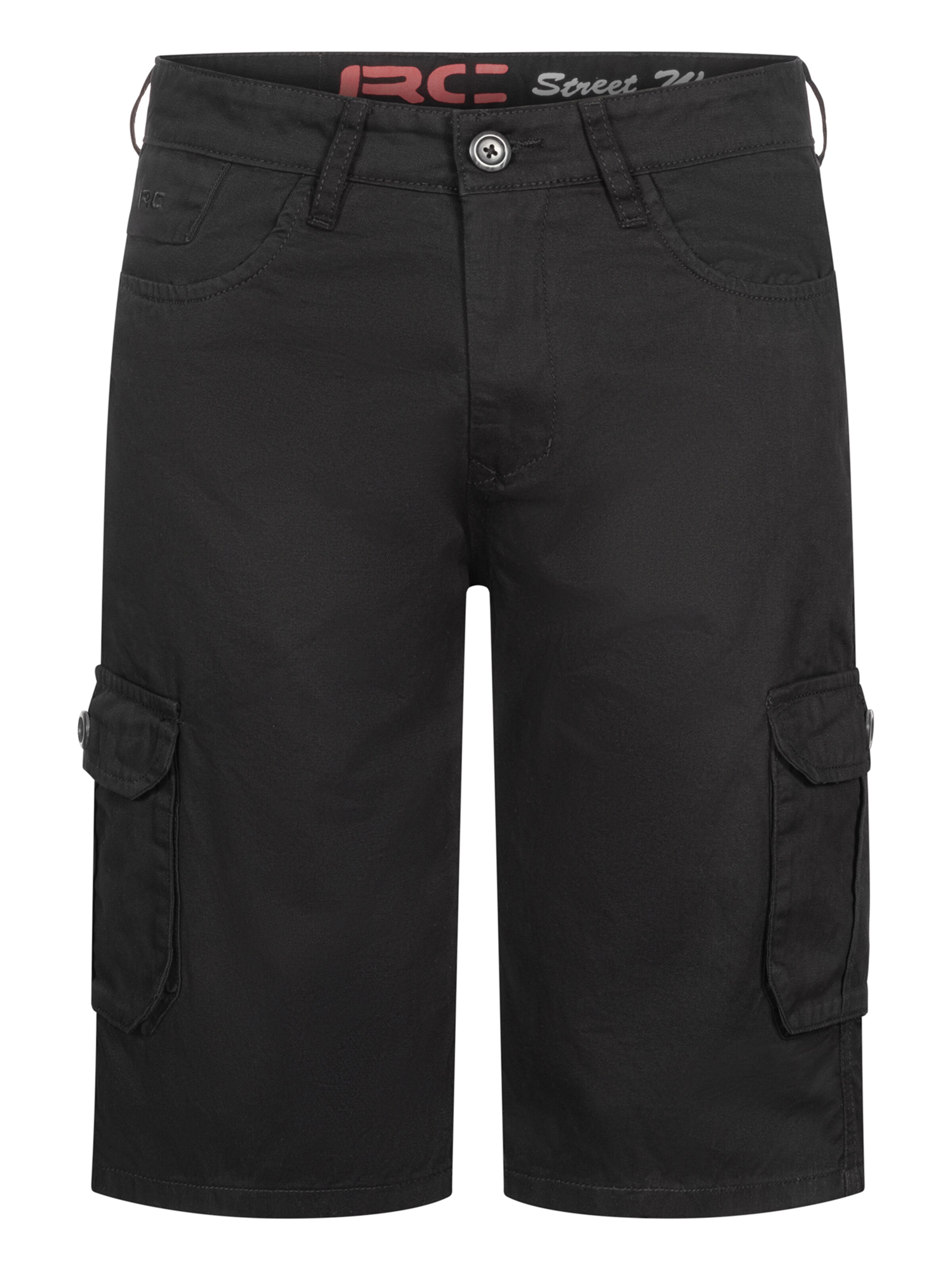 Rock Creek Cargohose in Schwarz: Vorderseite