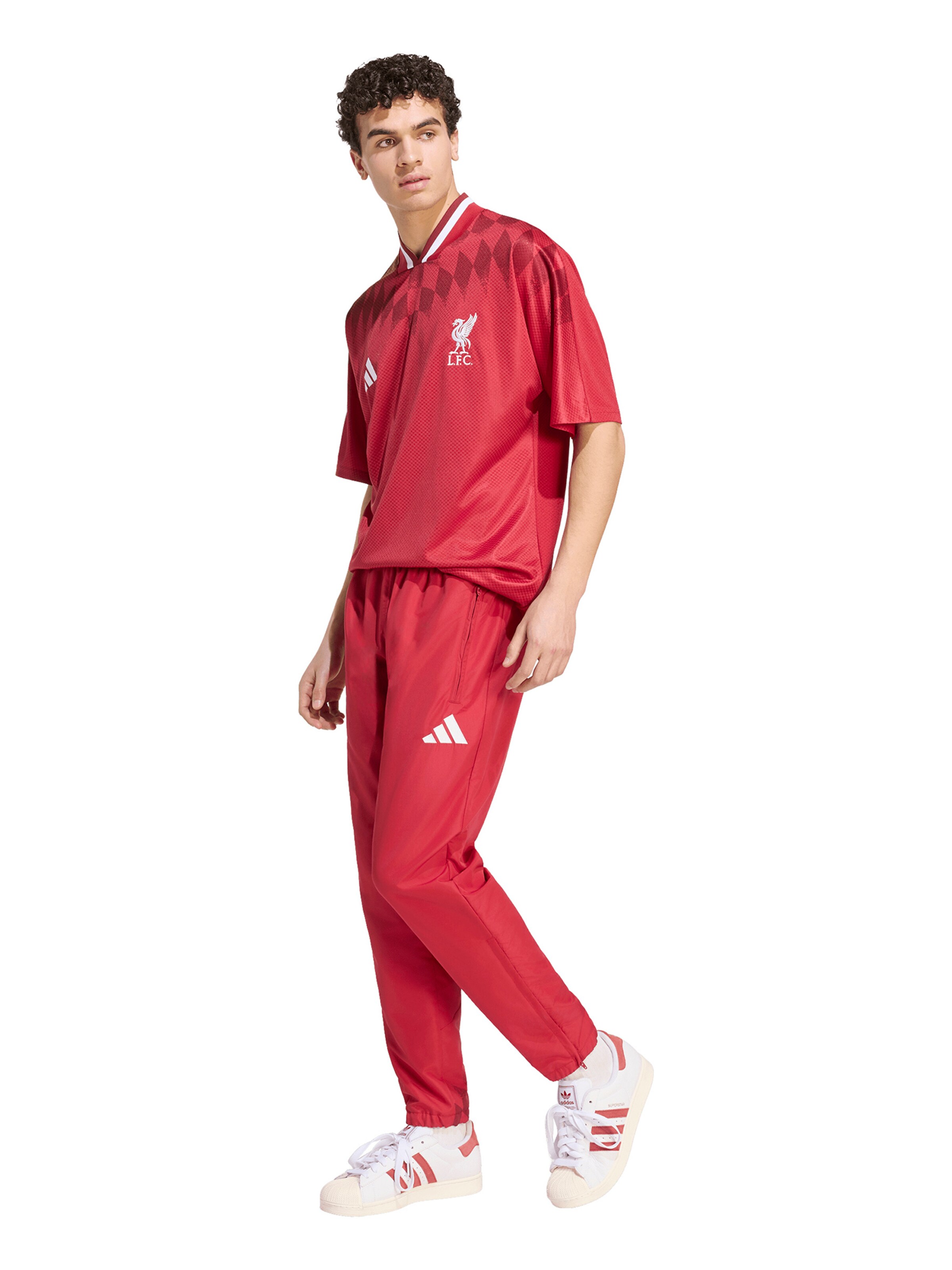 ADIDAS PERFORMANCE Zúžený strih Športové nohavice 'LIVERPOOL FC' - Červená