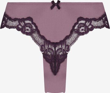 Hunkemöller Panty 'Lace & Shine' in Purple: front