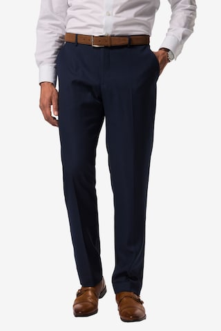 JP1880 Regular Pleated Pants in Blue: front