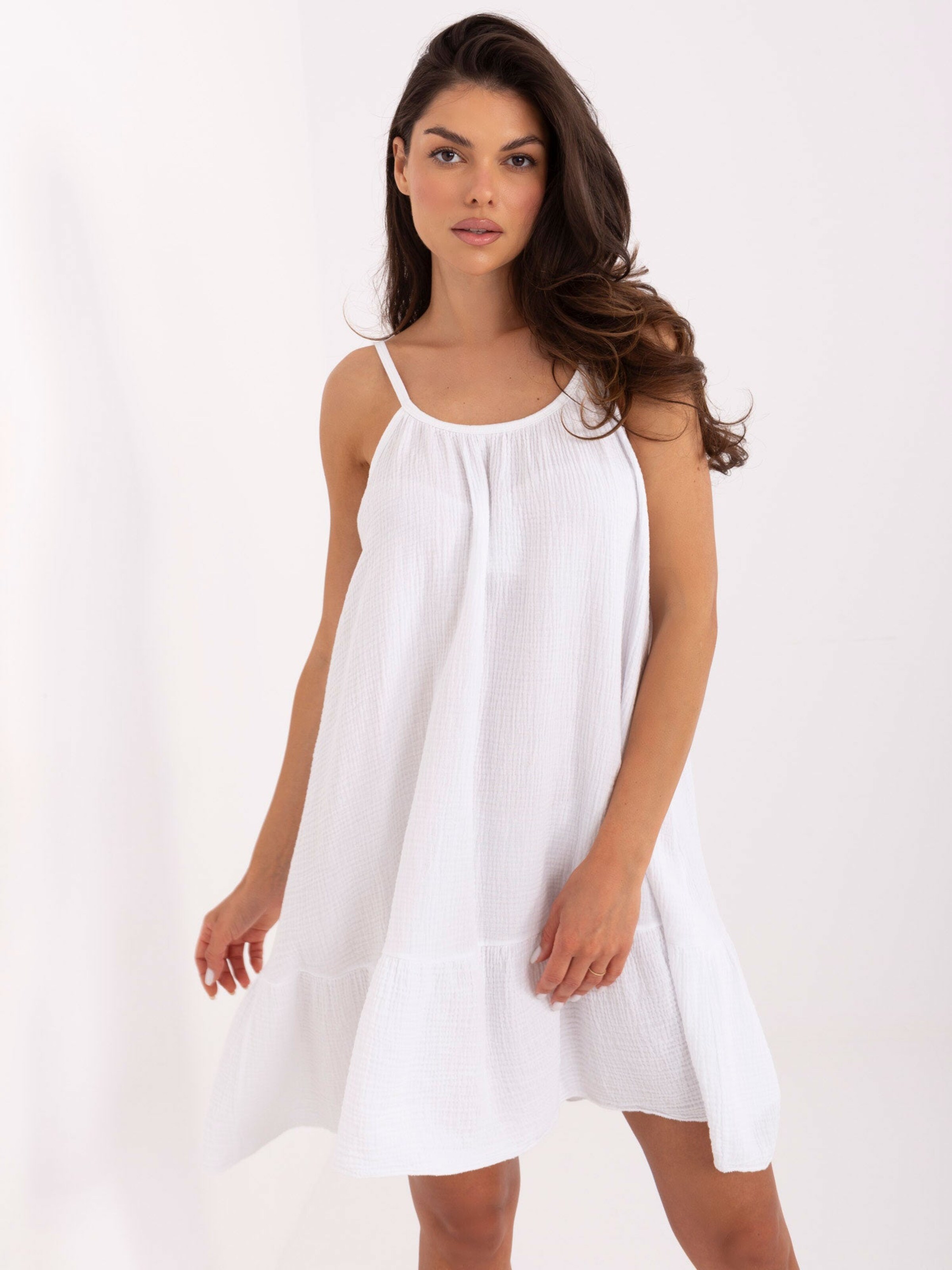 Madnezz House Kleid '12-1196.97'‌‌‌‌‌‌‌ in Weiß: Vorderseite