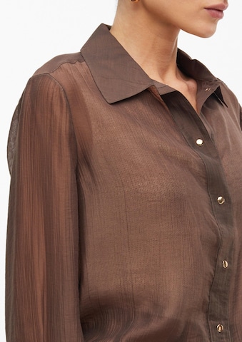 s.Oliver Blouse in Bruin