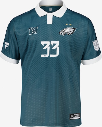 Fanatics Performance Shirt 'NFL Football x Football 26 Philadelphia Eagles' in L in Yellow / Petrol / Black / White, Item view