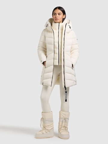 khujo Wintermantel 'Dier' in Weiß