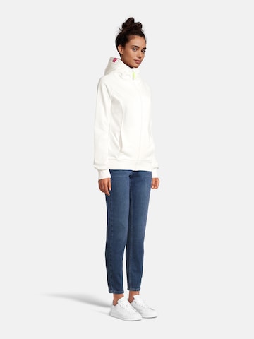 salzhaut Sweatvest 'Losen' in Wit