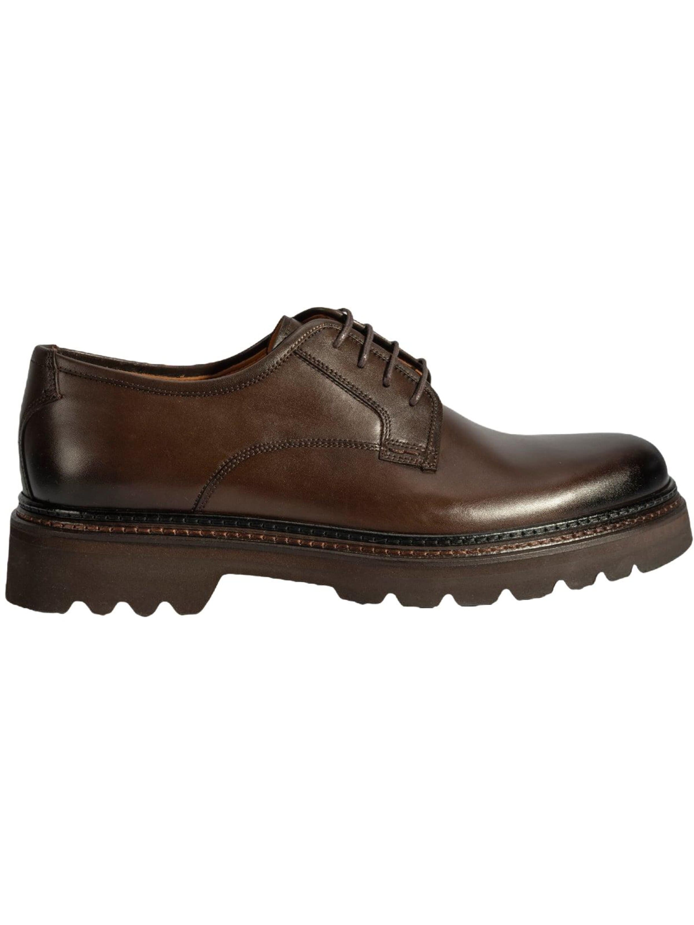 Desa - Zapatos con cordón 'Lässige Spitze' en marrón