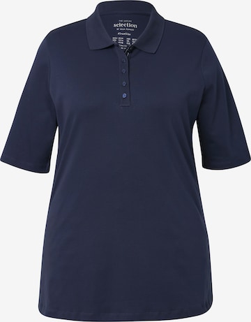 Ulla Popken Shirt in Blau: Vorderseite