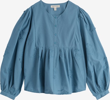 Seasalt Cornwall Bluse in Blau: Vorderseite