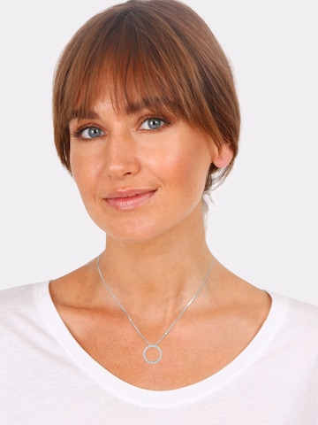 ELLI Necklace 'Kreis' in Silver: front