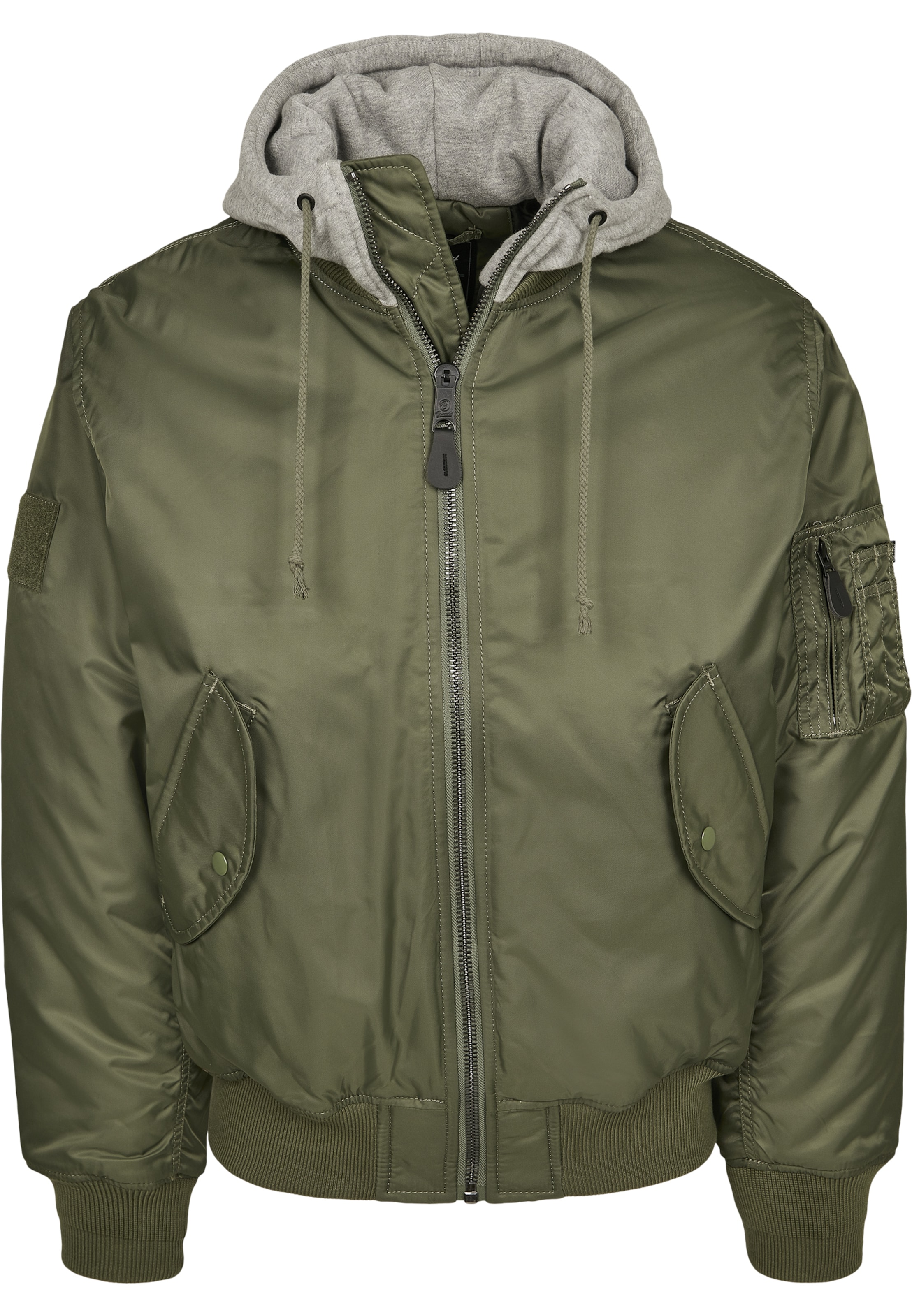 Veste d’hiver Brandit en vert : devant