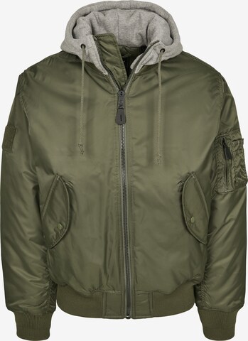 Veste d’hiver Brandit en vert : devant