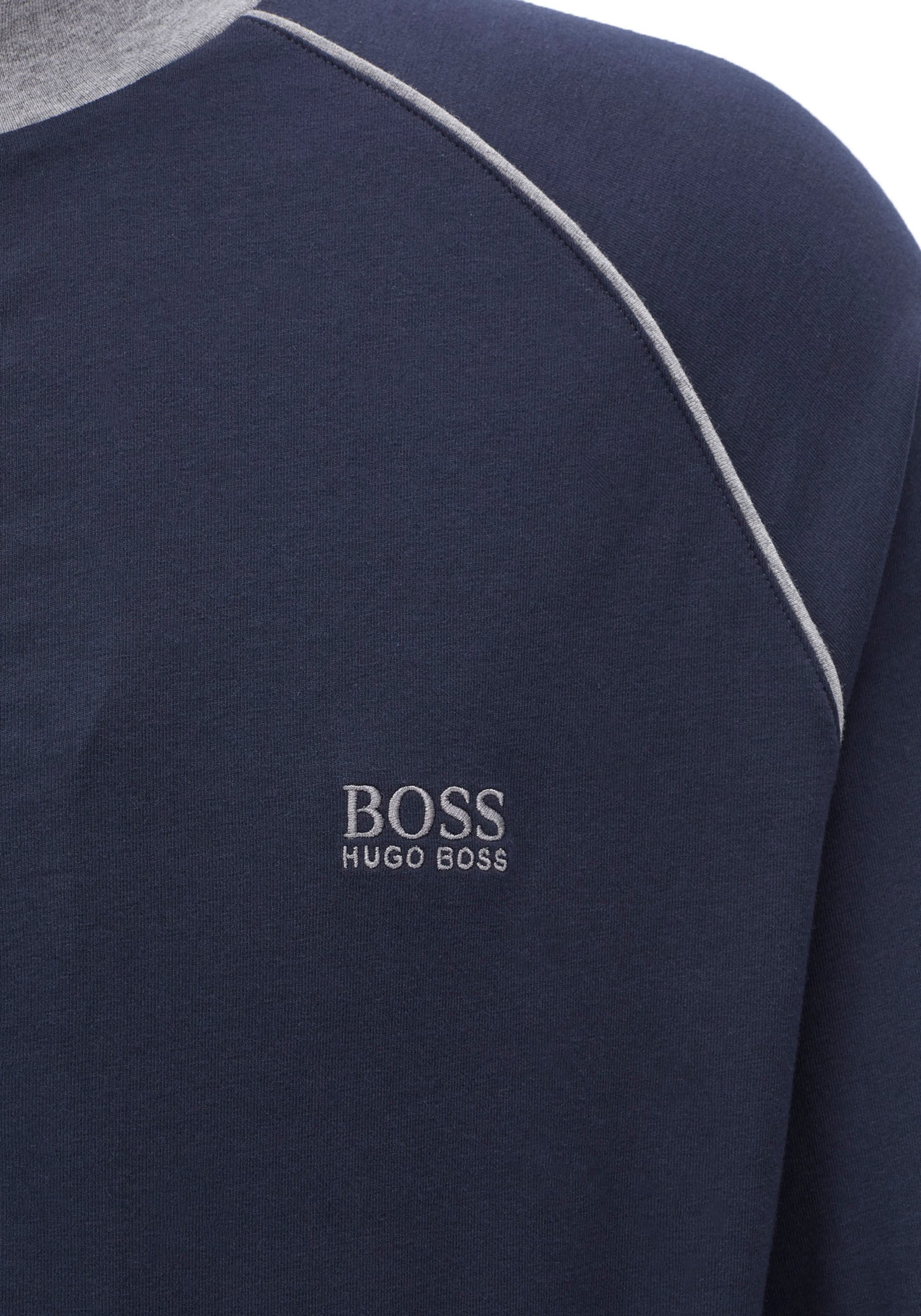 BOSS - Sudadera con cremallera en azul