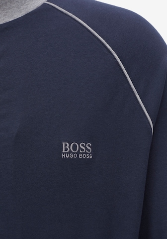 BOSS Orange Zip-Up Hoodie in Blue