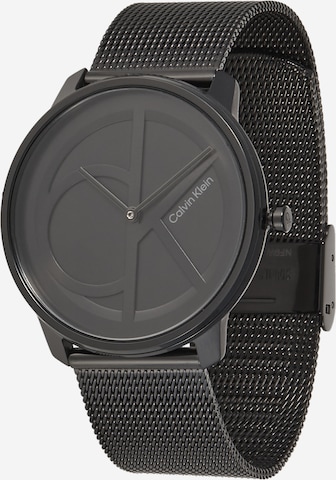 juoda Calvin Klein Analoginis (įprasto dizaino) laikrodis: priekis