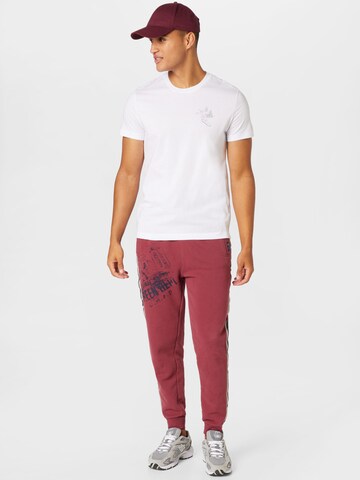 CAMP DAVID Tapered Pants in Red