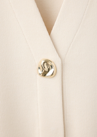 MANGO Cardigan 'HELIA' i beige