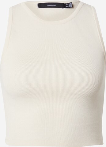 VERO MODA - Top de punto 'GINNY' en beige: frente