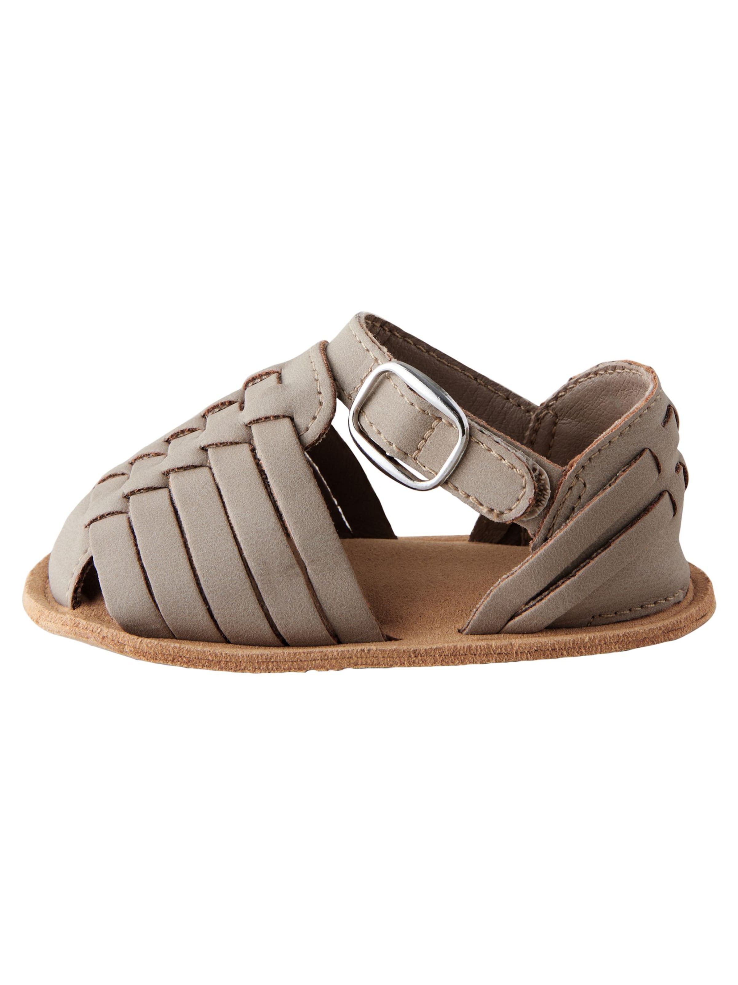 Next Sandale in Grau: Vorderseite