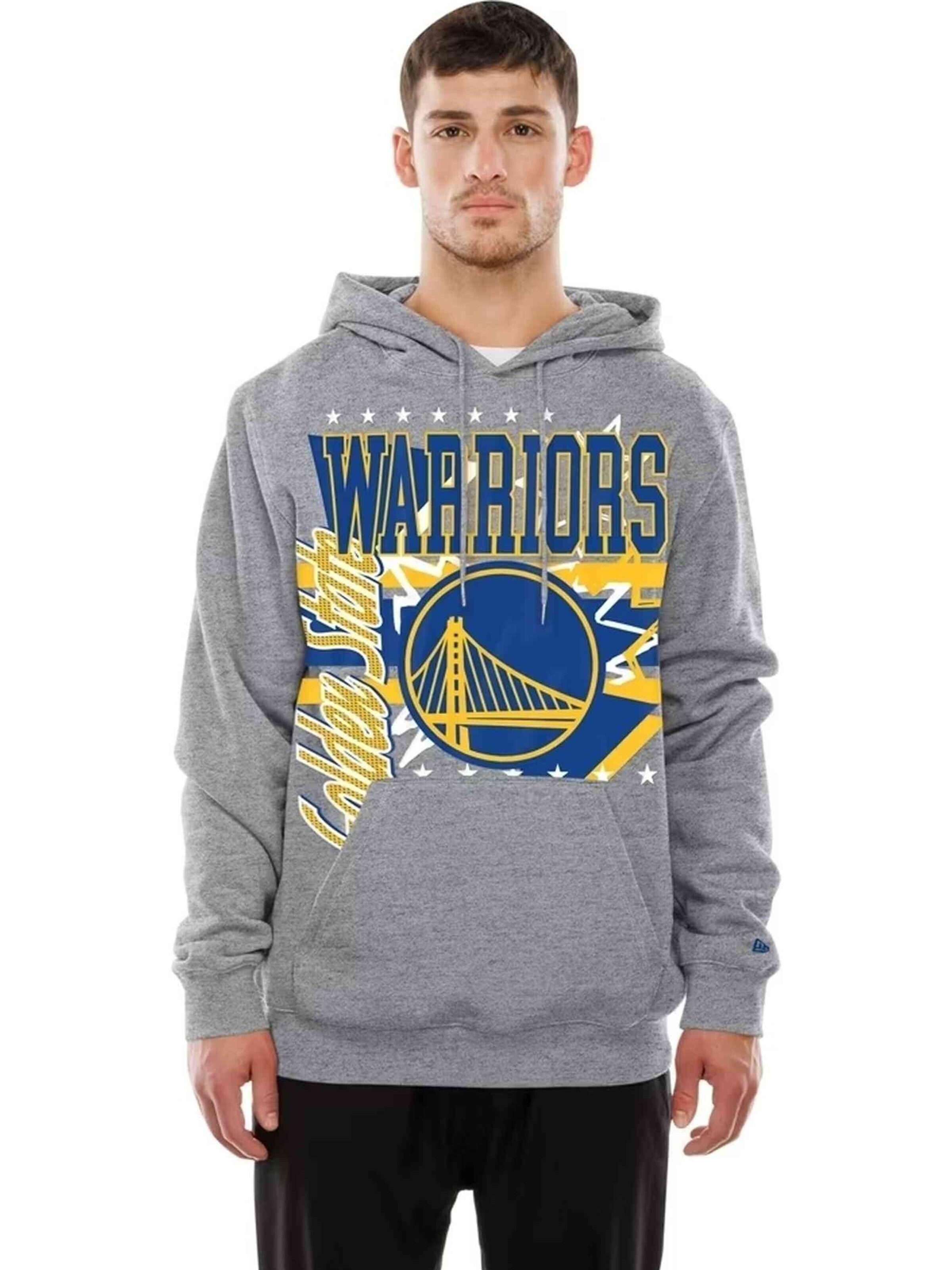 Sweat-shirt NEW ERA en gris : devant