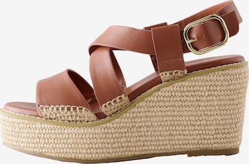 Sandales 'Forever Comfort' Next en marron : devant