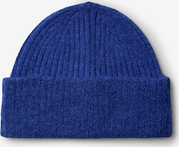SELECTED - Gorra en azul: frente