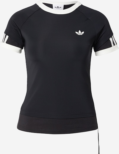 ADIDAS ORIGINALS Majica 'LAYERED CALITEE' u crna / bijela, Pregled proizvoda