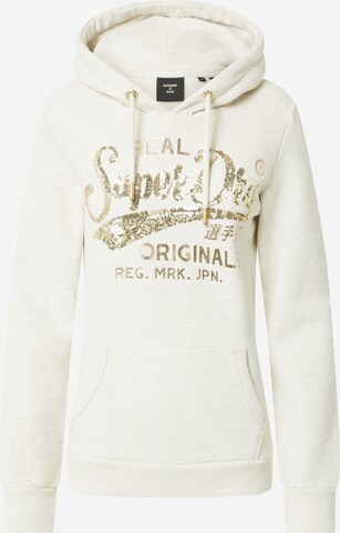 Superdry Sweatshirt in Beige: predná strana