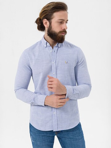 By Diess Collection Regular fit Πουκάμισο σε μπλε