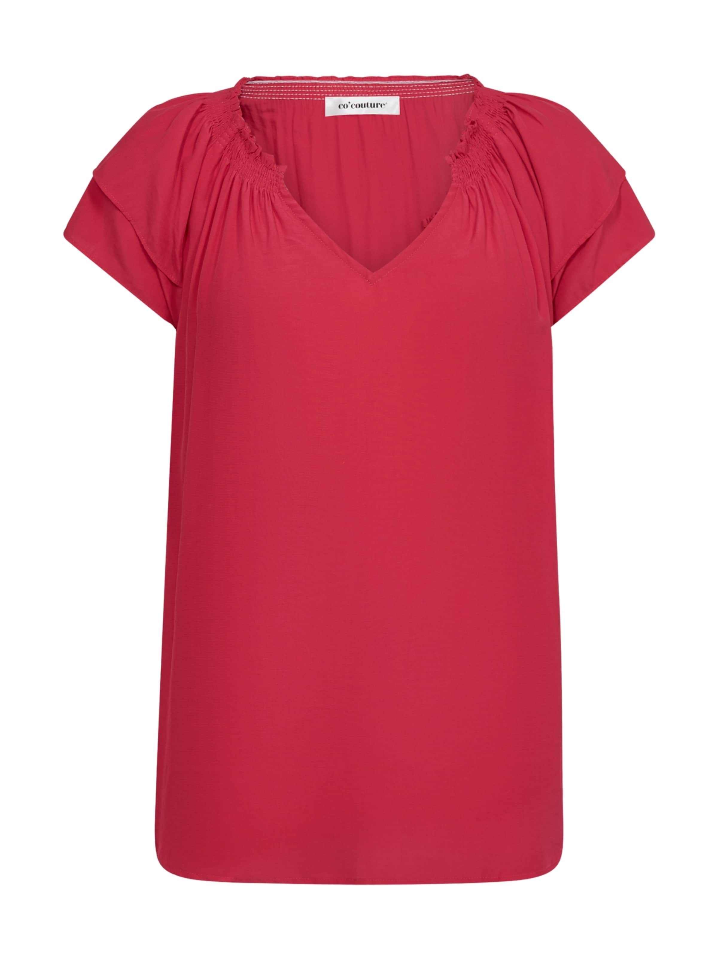 Camicia da donna 'Sunrise' di co'couture in rosso: frontale