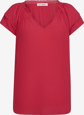 Chemisier 'Sunrise' co'couture en rouge : devant