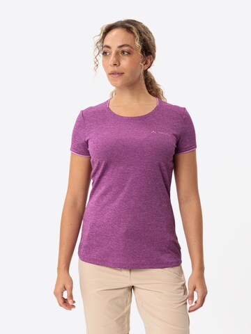 VAUDE Performance shirt 'Essential' in Purple: front
