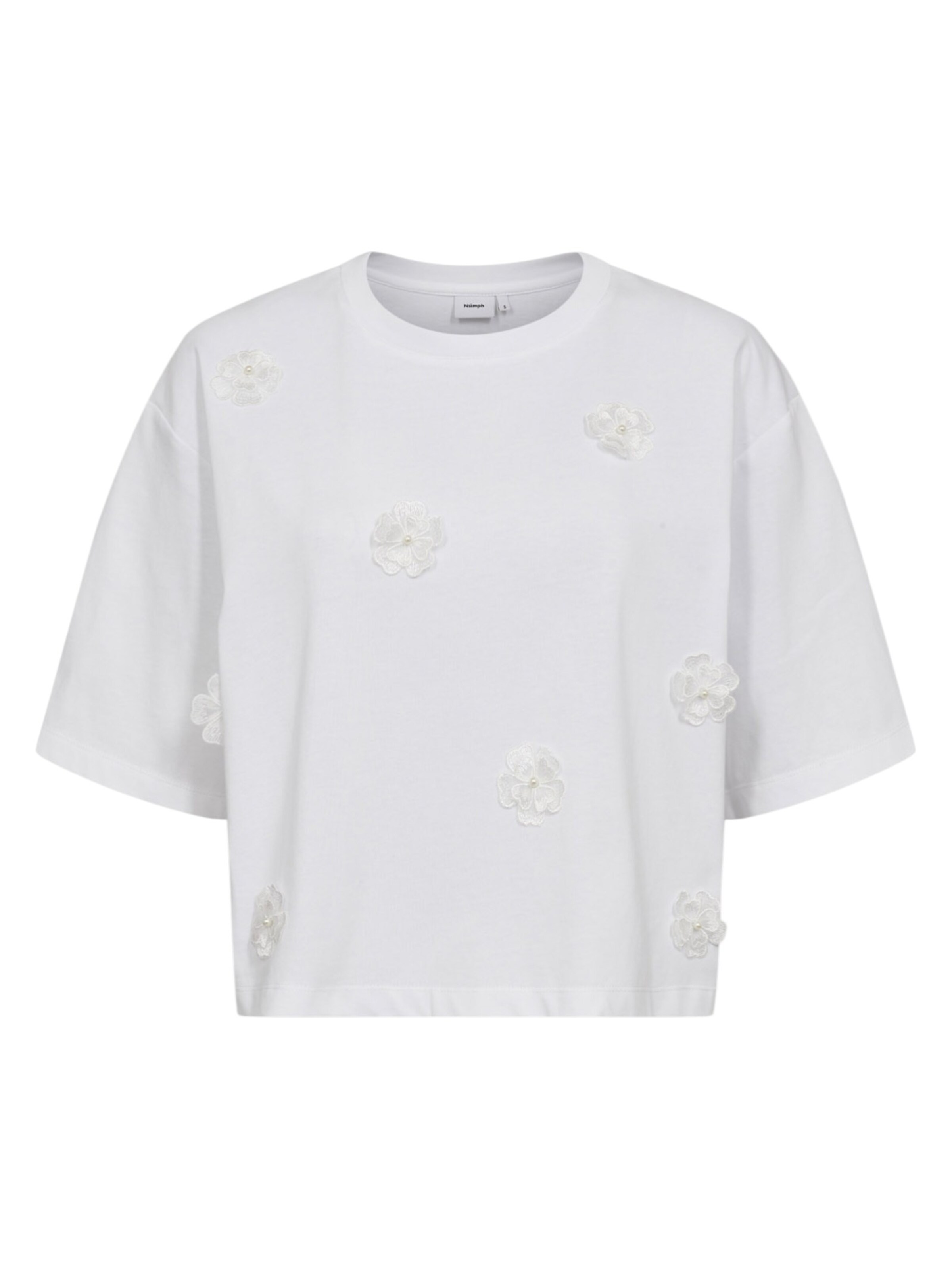 NÜMPH Tričko 'NUFLEURA TEE', veľkosť L - biela, Produkt
