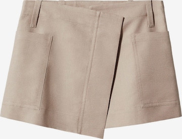 MANGO Skirt in Beige: front