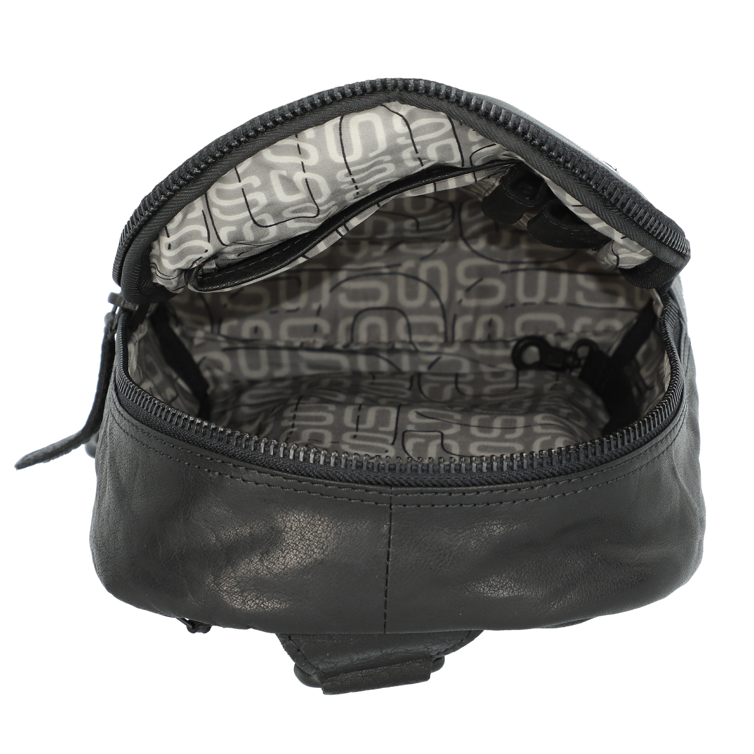 Spikes & Sparrow Umhängetasche 'Bronco' in Schwarz