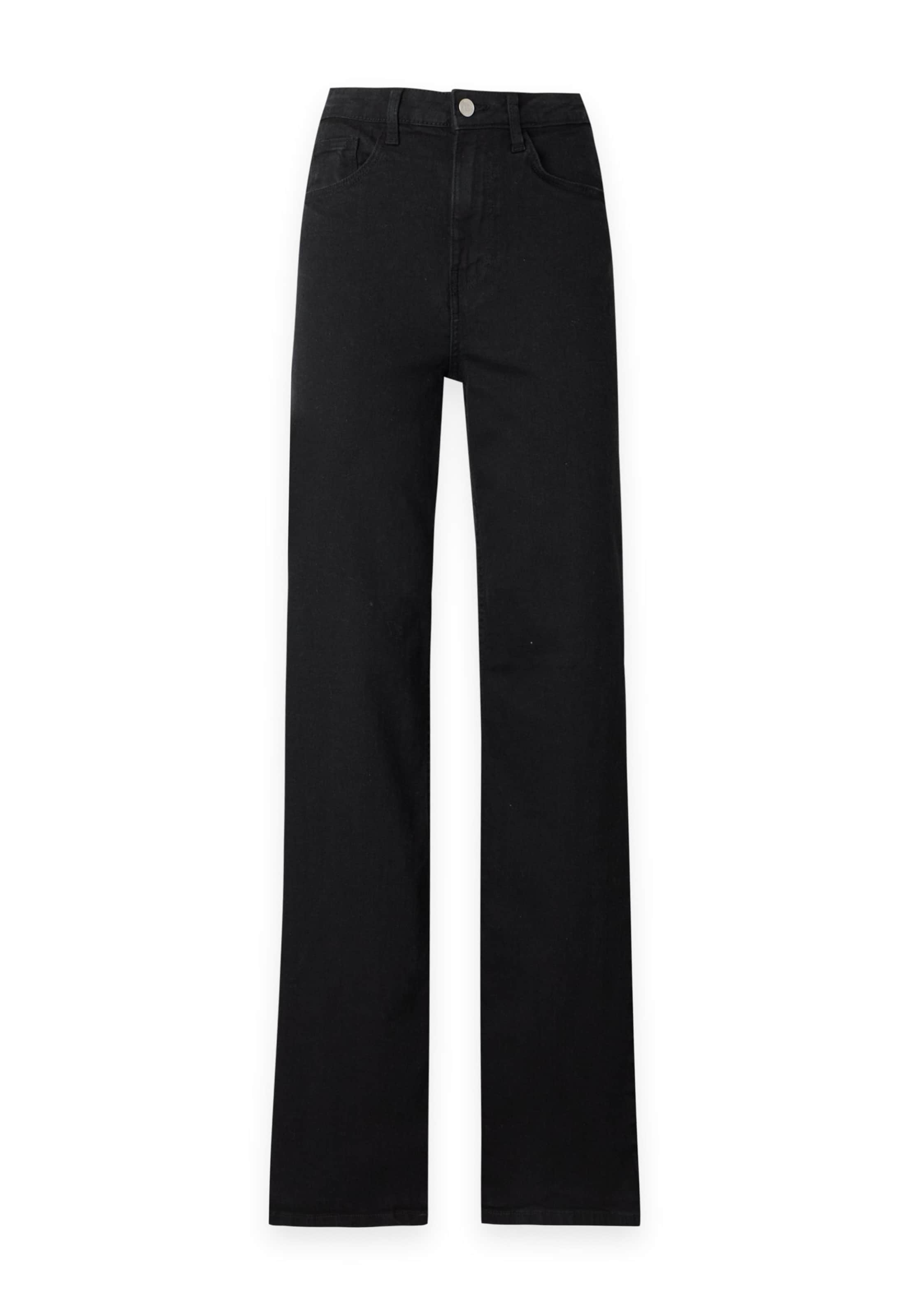 Vero Moda Tall Zvonové kalhoty Džíny 'VMTHEA' – černá: přední strana
