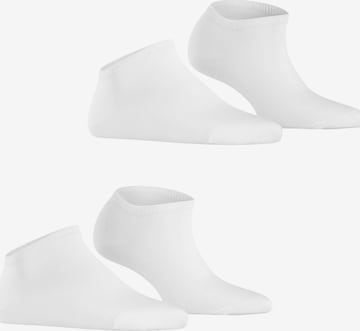 ESPRIT Socken 'Uni 2-Pack' in Weiß: Vorderseite