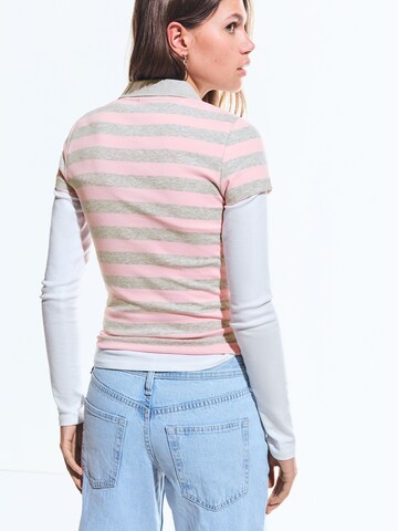 Bershka Shirt in Roze