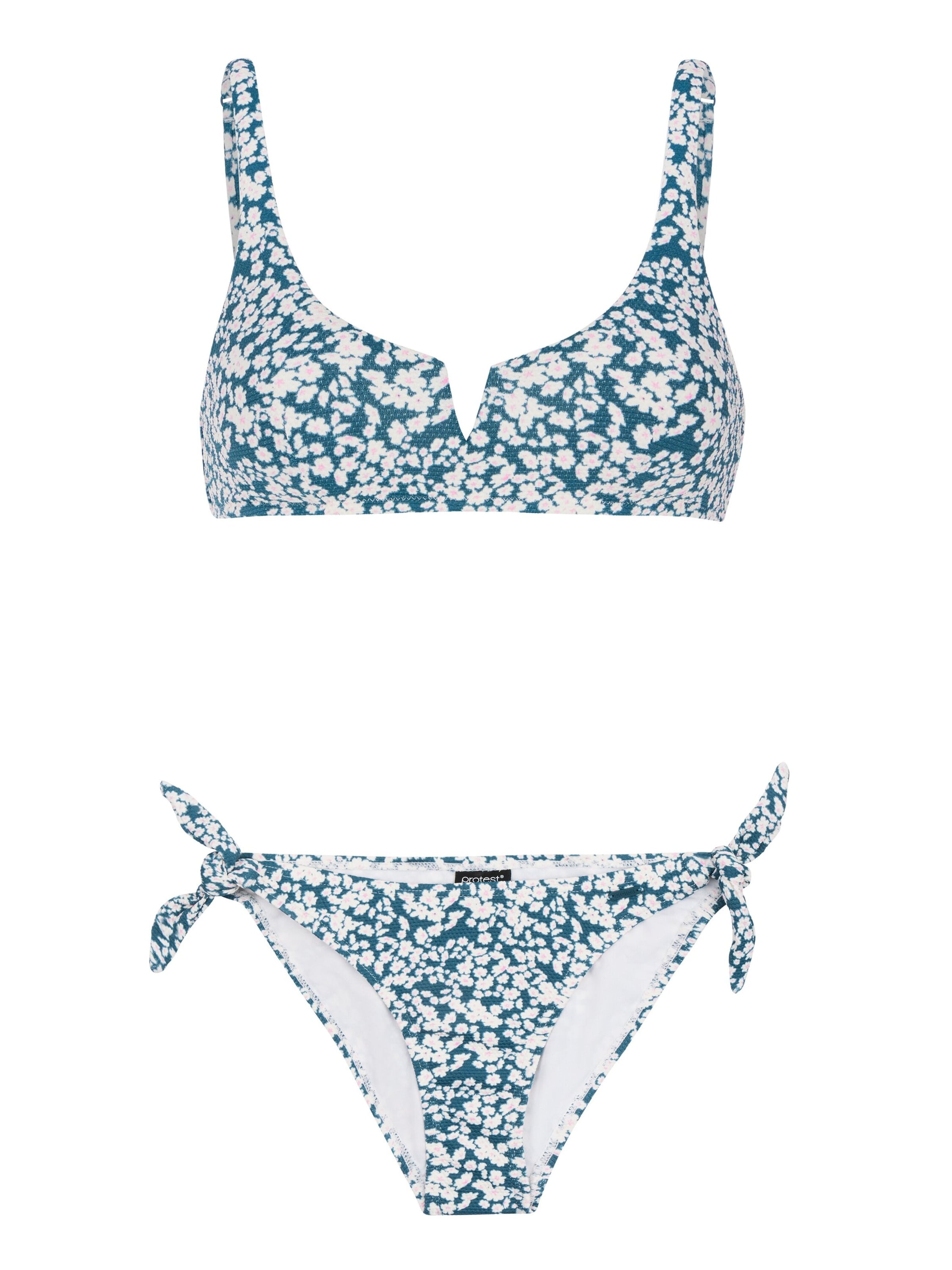 PROTEST Bustier Bikini 'PRTLANA' in Blau: Vorderseite