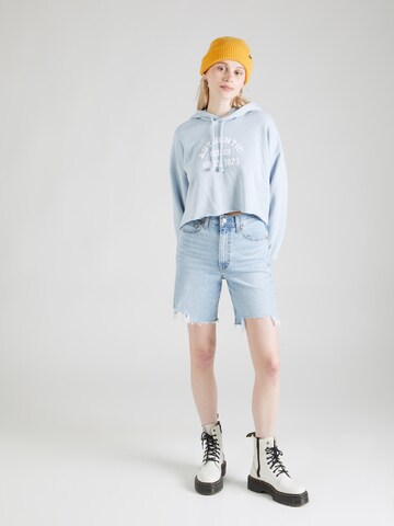 LEVI'S ® Szabványos Farmer 'Ribcage Bermuda Shorts' - kék