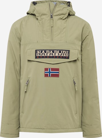 NAPAPIJRI Between-Season Jacket 'Rainforest' in Green: front