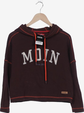 Derbe Sweatshirt & Zip-Up Hoodie in XS in Red: front